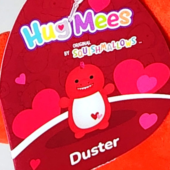 ❤️ DUSTER 🐉 Red Dragon HugMee Valentine 2024 Original Squishmallow ☆》NWT《 - Picture 2 of 8